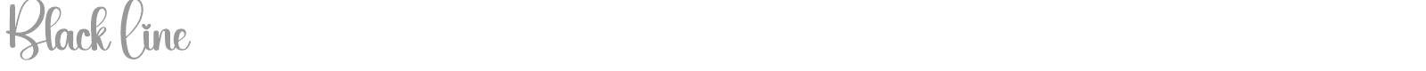 Black Line font preview